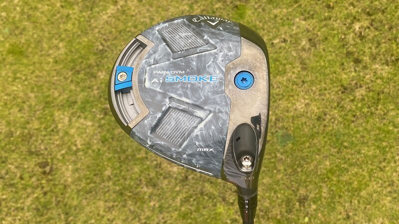Callaway Paradym Ai Smoke Max driver showing modern driver head design
